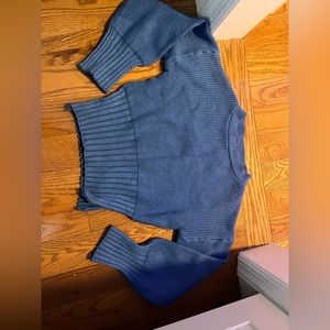 Super thick blue sweater